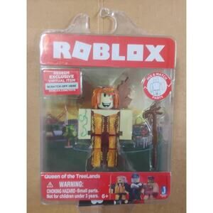 New Roblox Queen of The Treelands Playset Series 1 Exclusive Virtual Item Code